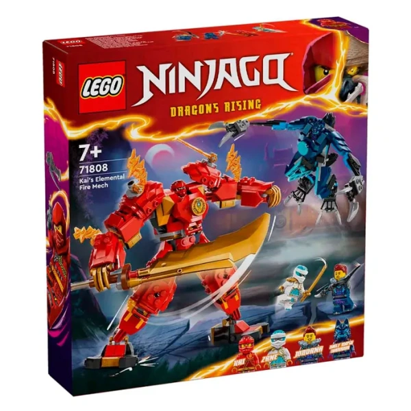 Конструктор LEGO Ninjago 71808 Элементальный огненный робот Кая